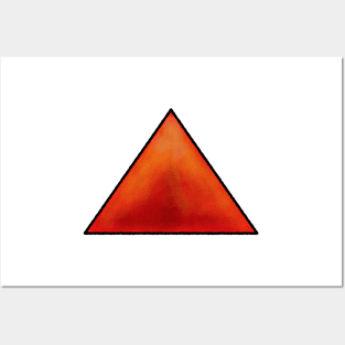 Alchemical Fire Element Sign - Simple Posters and Art